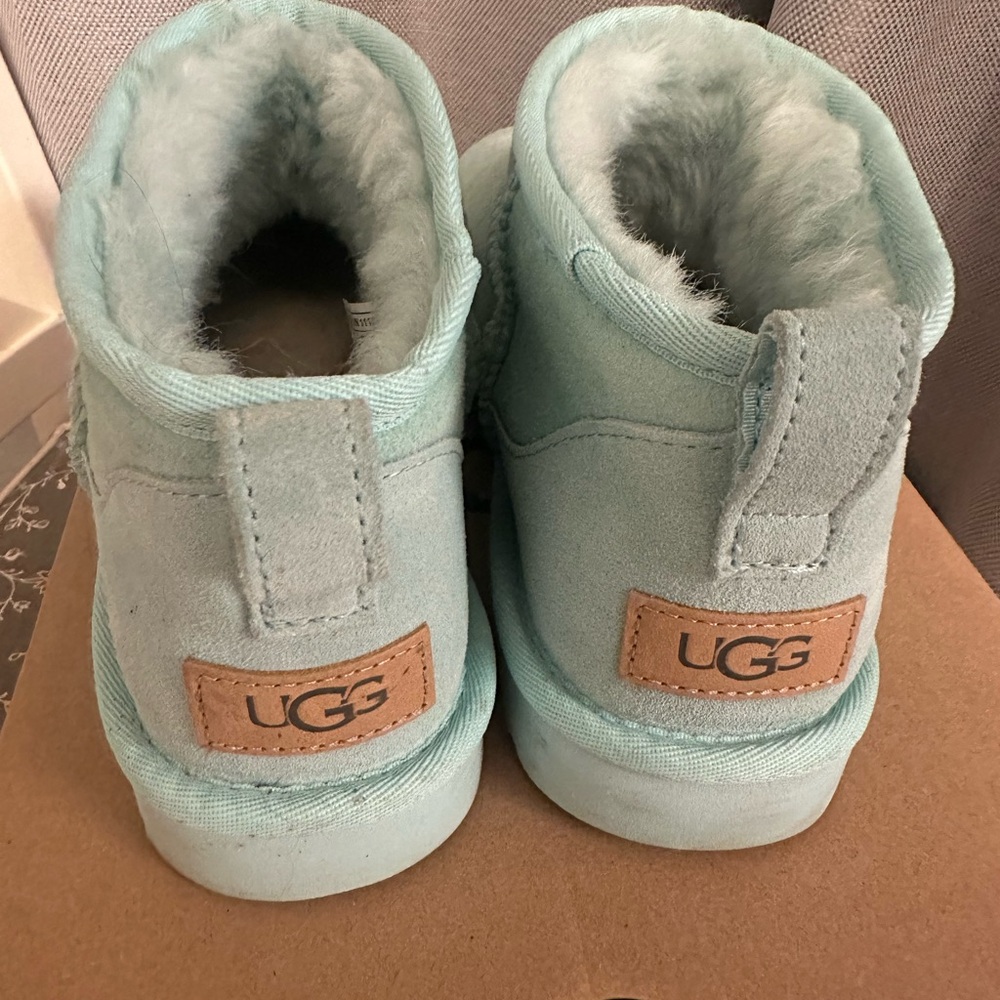 UGG women’s ‘sky blue’ ultra mini
